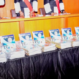 Unveiling of the special Silver Jubilee Anniversary of Edition of the Bayelsa State Judiciary Magazine