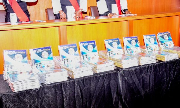 Unveiling of the special Silver Jubilee Anniversary of Edition of the Bayelsa State Judiciary Magazine