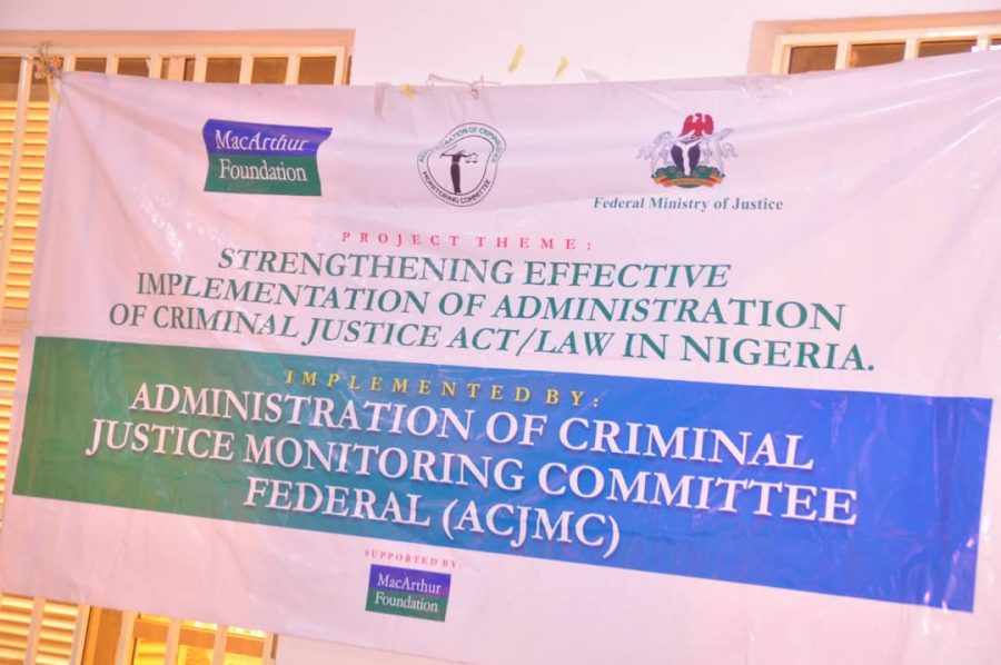Stakeholders Workshop for strengthening, Review and Effective Implementation of the Administration of Criminal Justice Law of Bayelsa State,