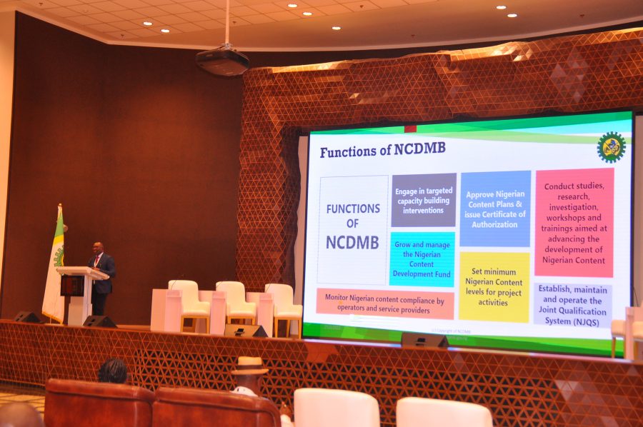 Nigerian Content Development Monitoring Board Awareness Workshop